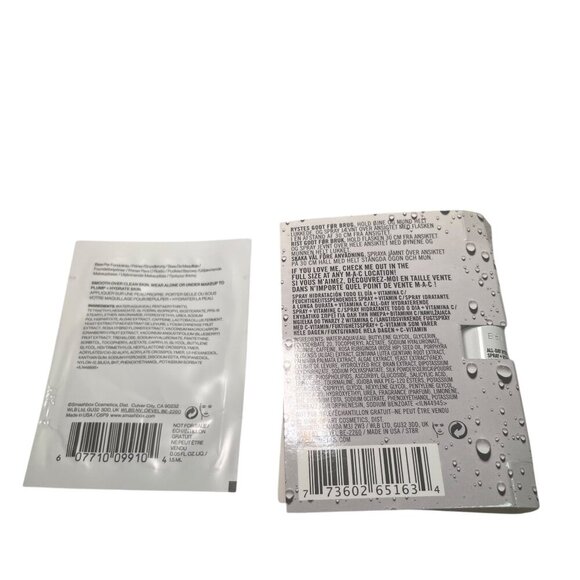 Skincare Sample Set w/ Clinique Makeup Bag – Smashbox, MAC Fix+, BeautyStat, PTR - Picture 4 of 8